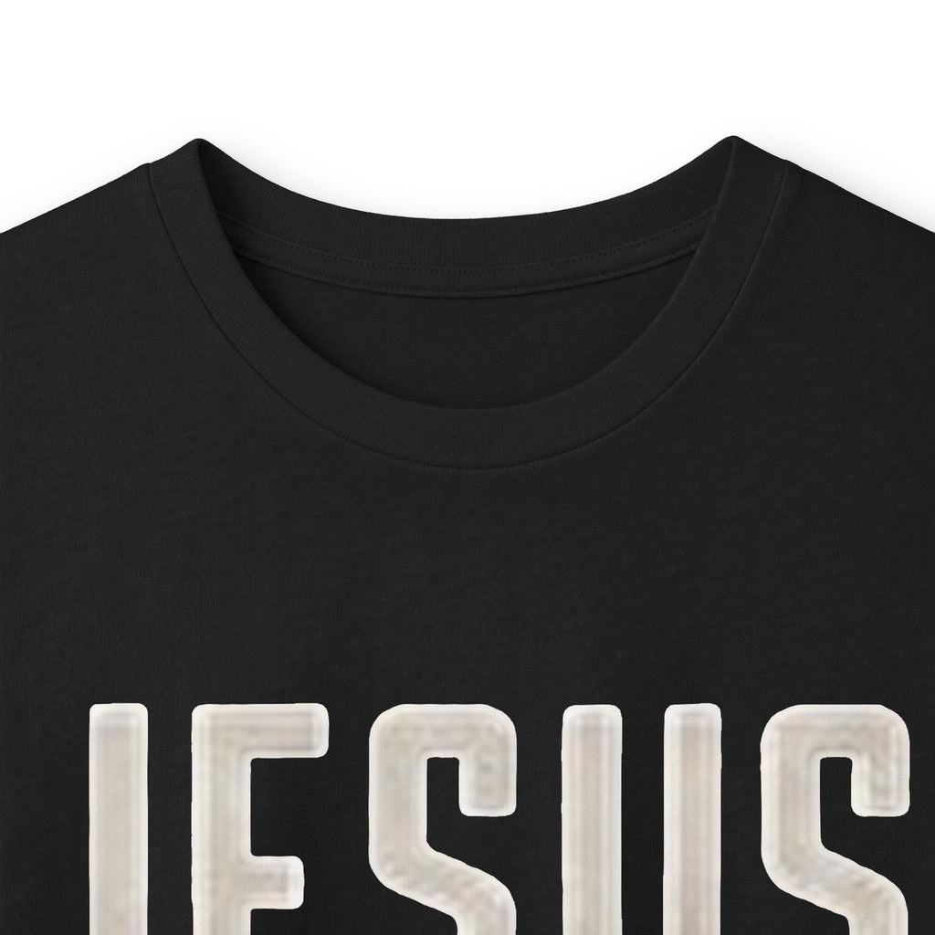 Jesus Saves Long Sleeve Tee — Romans 10:9 Christian Faith Shirt