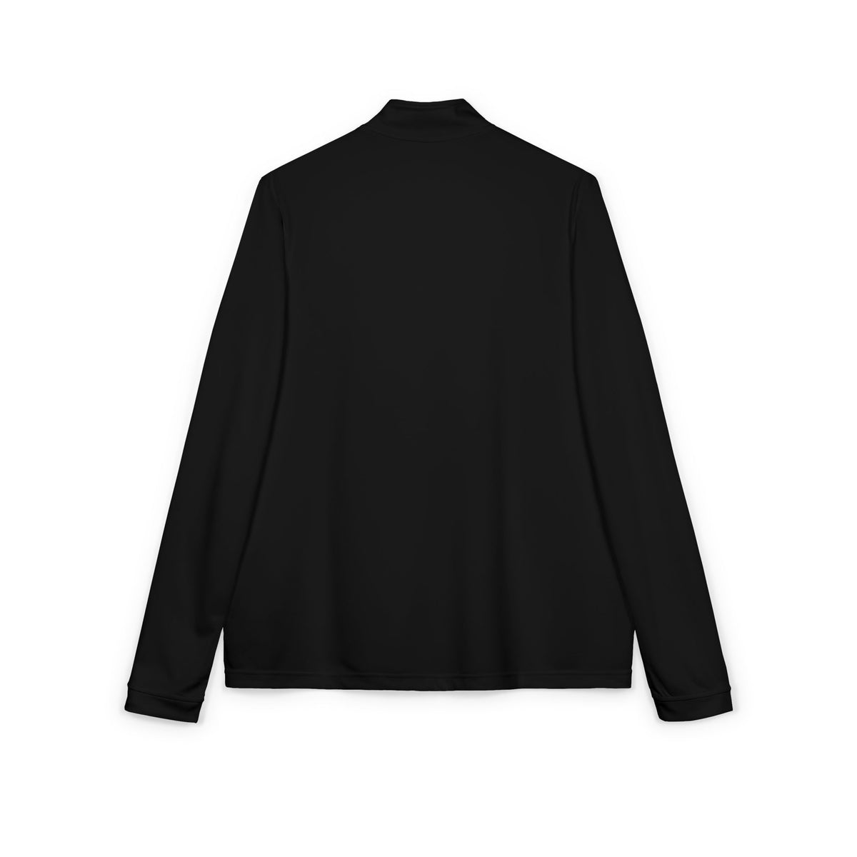 Embroidered Navy Quarter-Zip Pullover  Minimal Cross