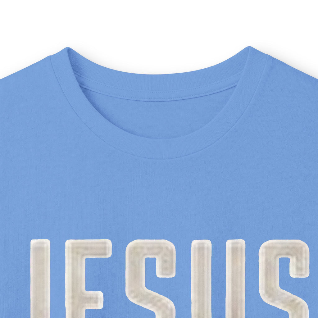 Jesus Saves Long Sleeve Tee — Romans 10:9 Christian Faith Shirt