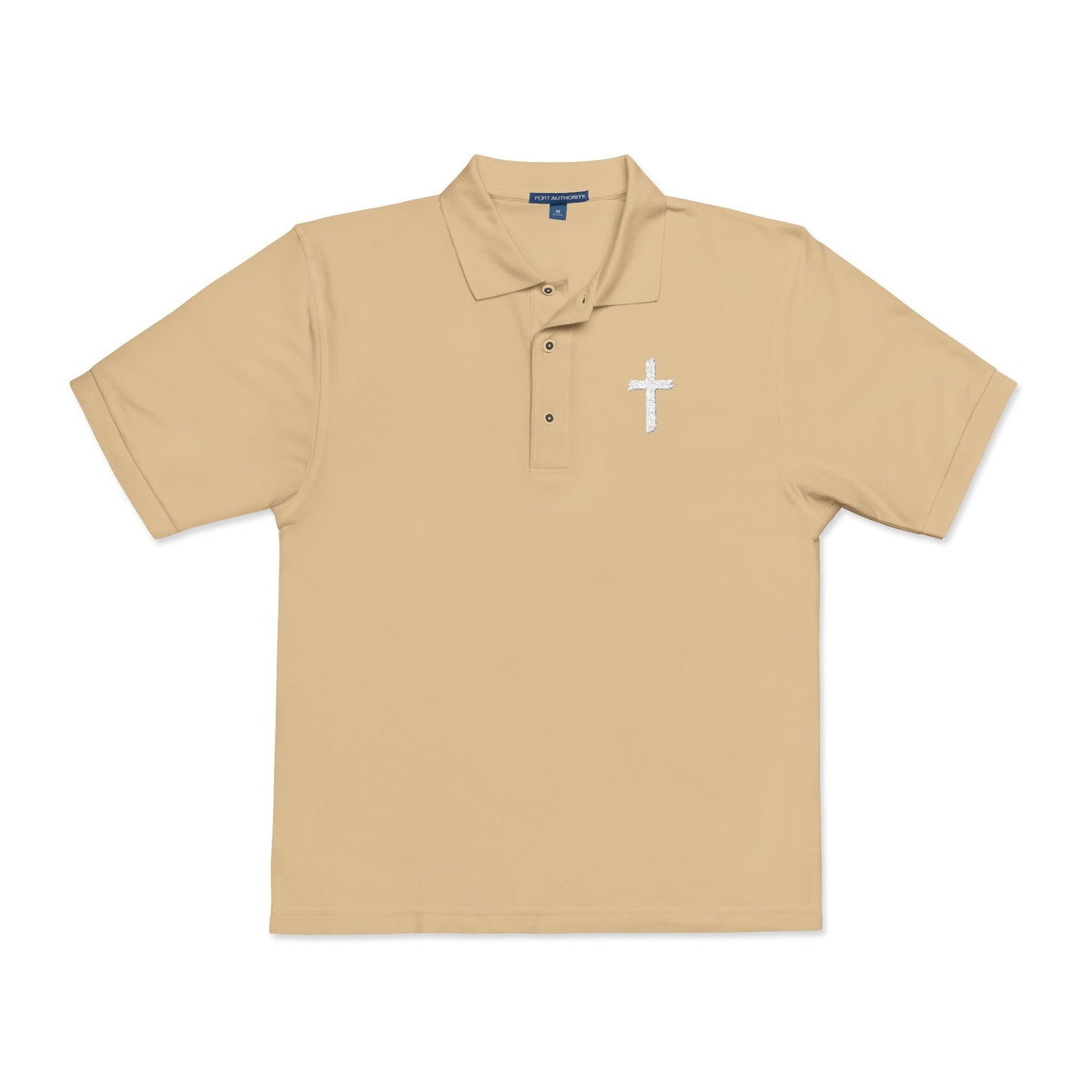 Embroidered Cross Polo Shirt
