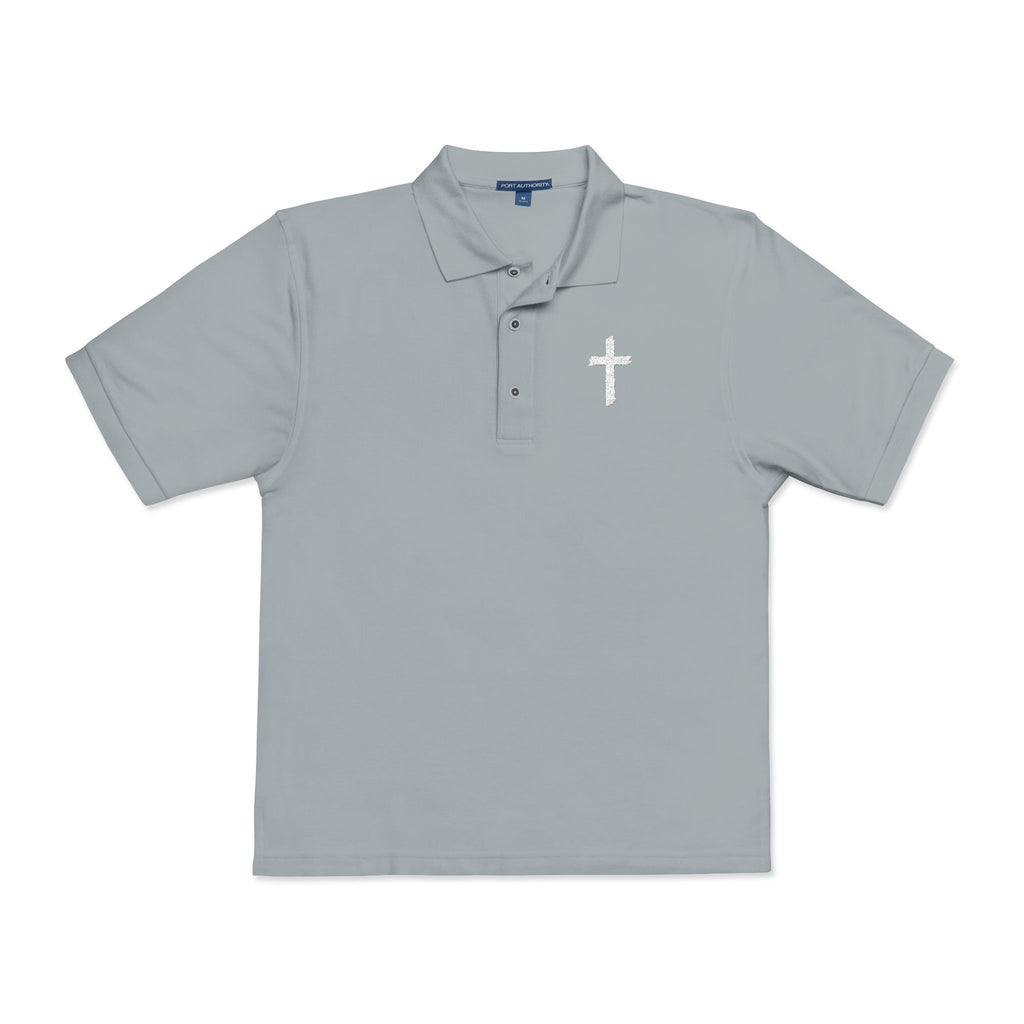 Embroidered Cross Polo Shirt