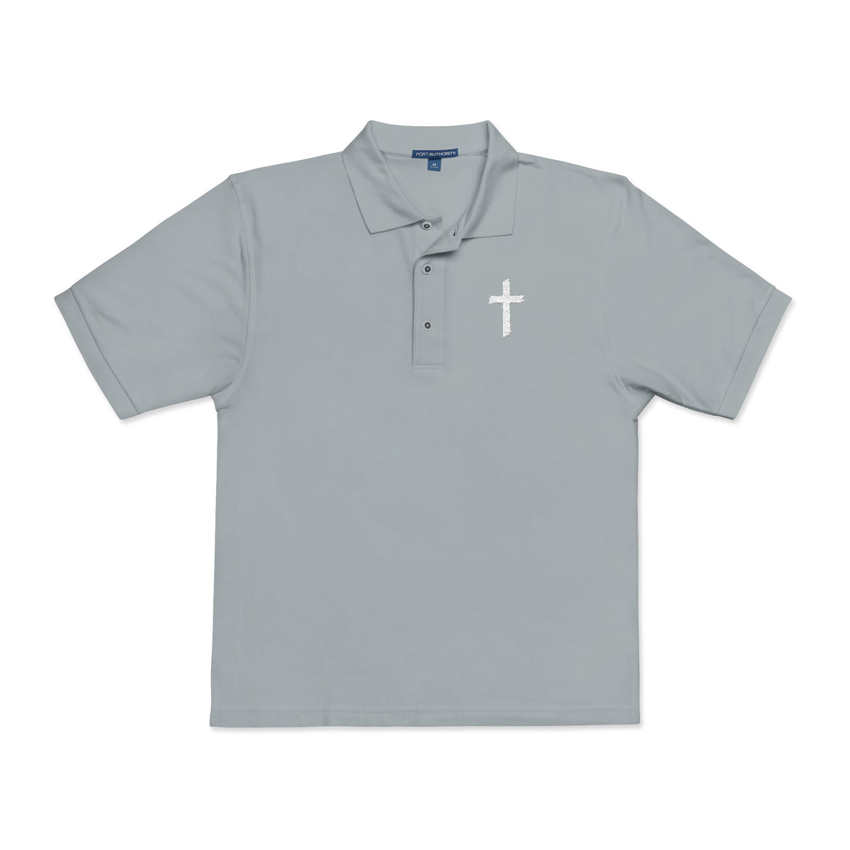 Embroidered Cross Polo Shirt