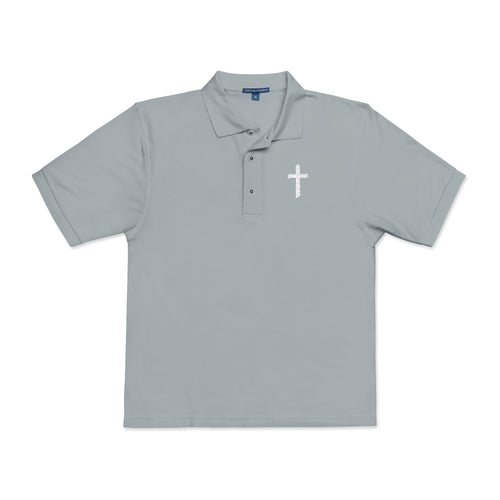 Embroidered Cross Polo Shirt